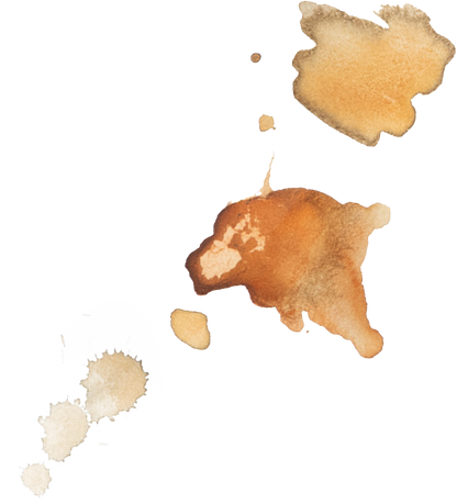 Coffee Splatter Stains